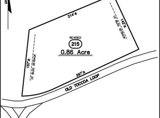 LOT 215 Old Toccoa Loop, Mineral Bluff, GA 30559