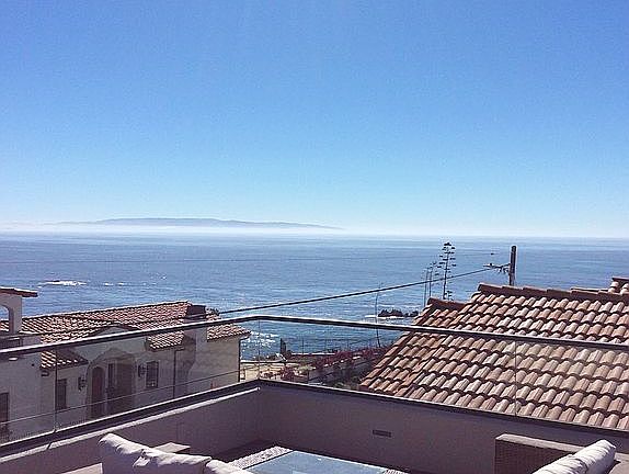 Relaxing on the rooftop