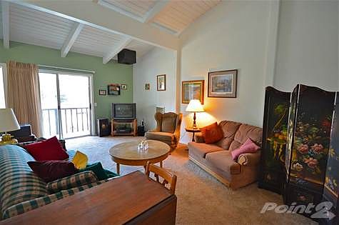 Light-filled living area with balcony
