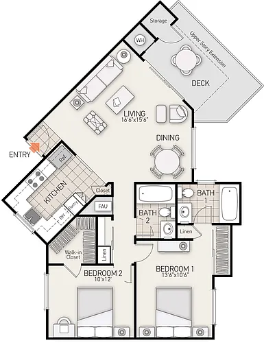 Floor plan Columbia - Plan D