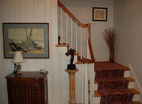 Entry Foyer with turned Staircase