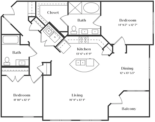 Floor plan B7