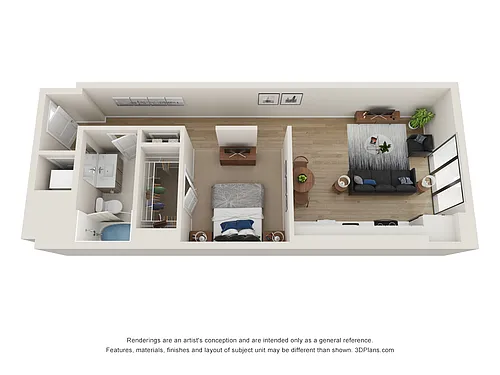 Floor plan Studio-K