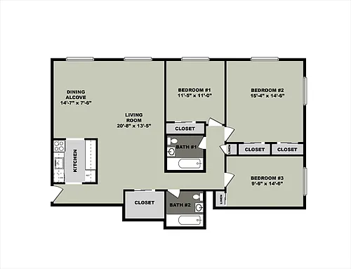 Floor plan 3X2