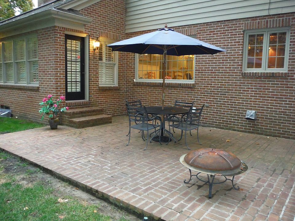 Brick patio