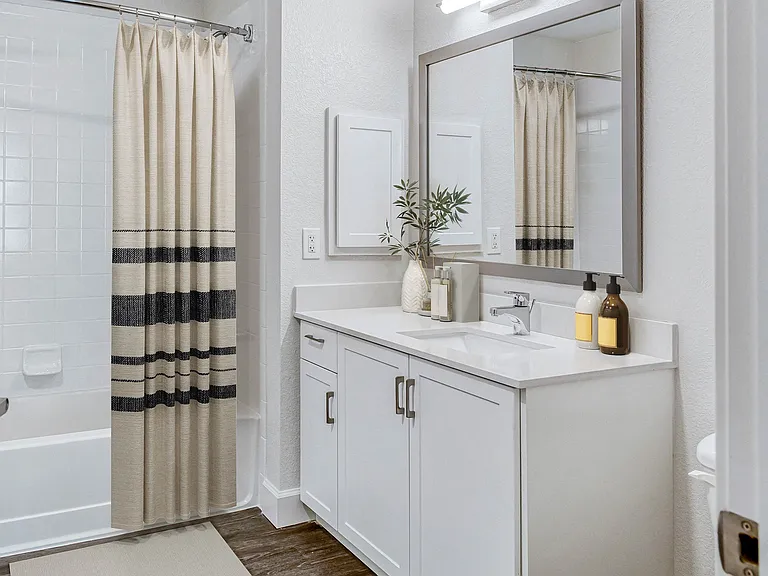 Spa inspired bathroom feature garden soaking tubs