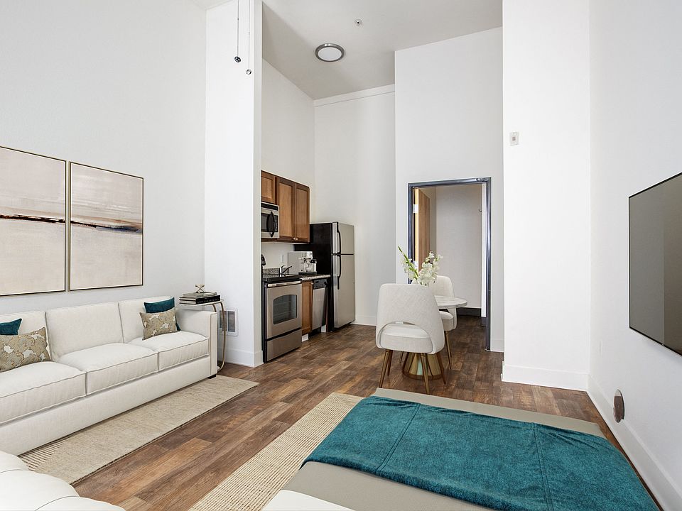 Philadelphia Floor Plan - Living Space and Kitchen