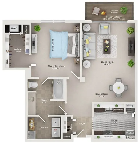 Floor plan A
