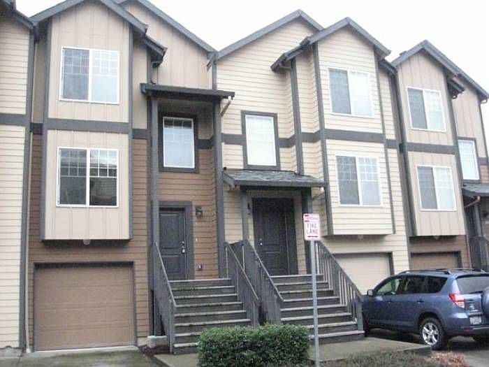 Front of Townhomes