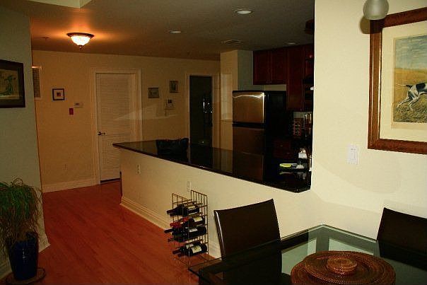 Dining area next to kitchen