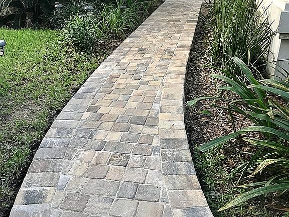 Paver walkway