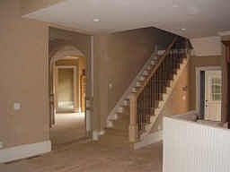 view from breakfast are into front of house