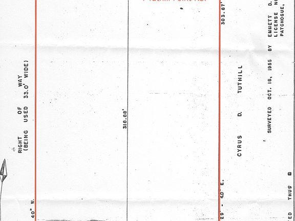 1955 map depicting both lots