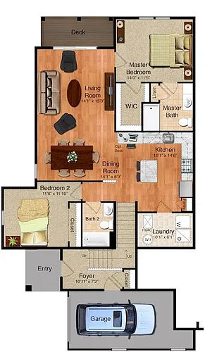 Floor plan The Camden