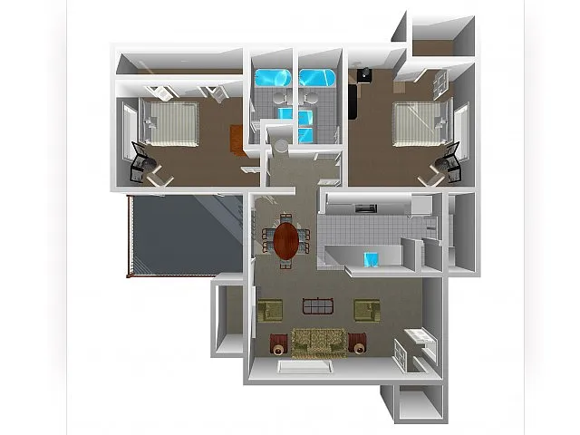 Floor plan 2X2