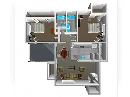 Floor plan 2X2