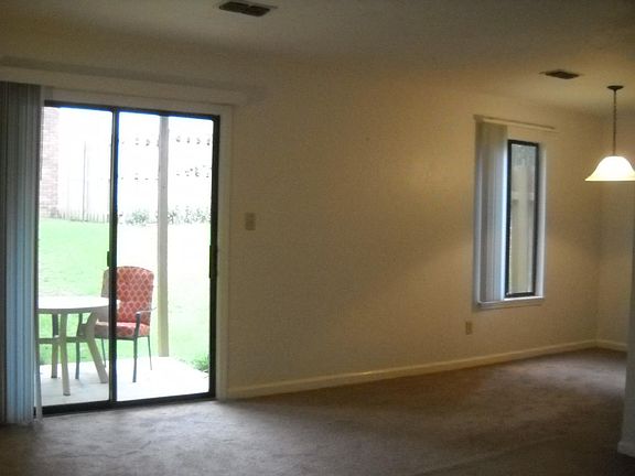 Patio with sliding door