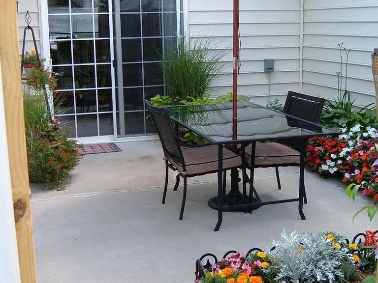 Private patio