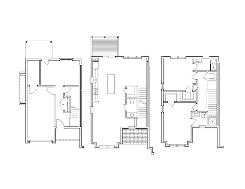 Floor plan Two Bedroom Corner