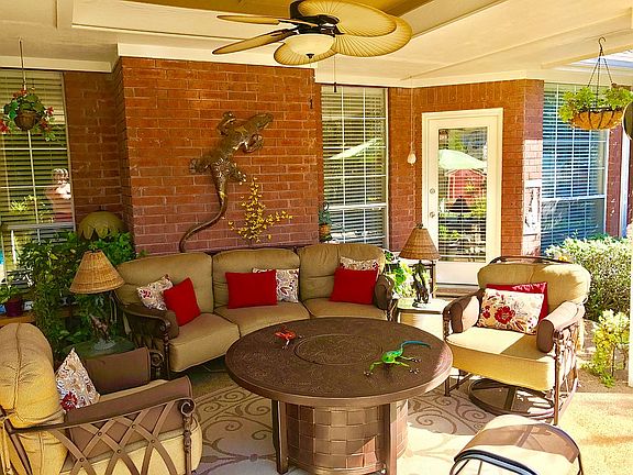 Big covered patio