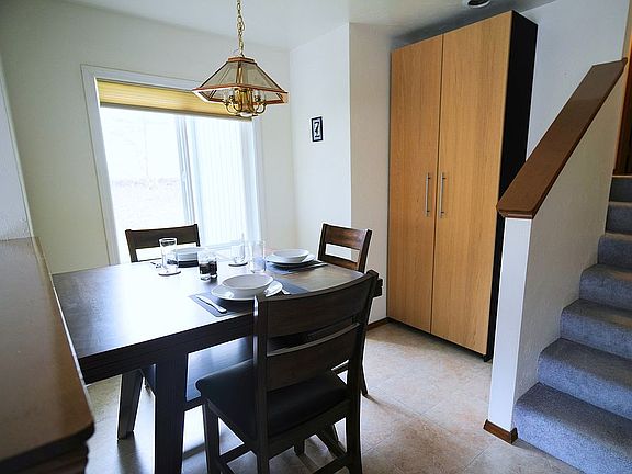 Dining area and pantry