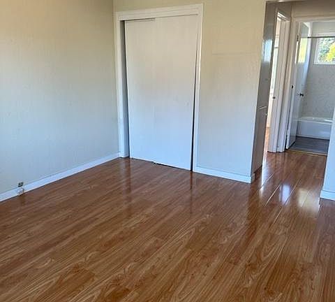 living area with large closet