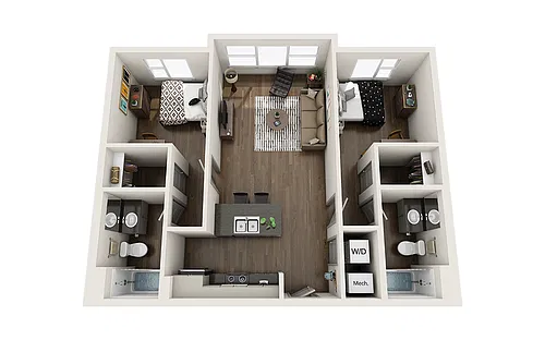 Floor plan Brixton