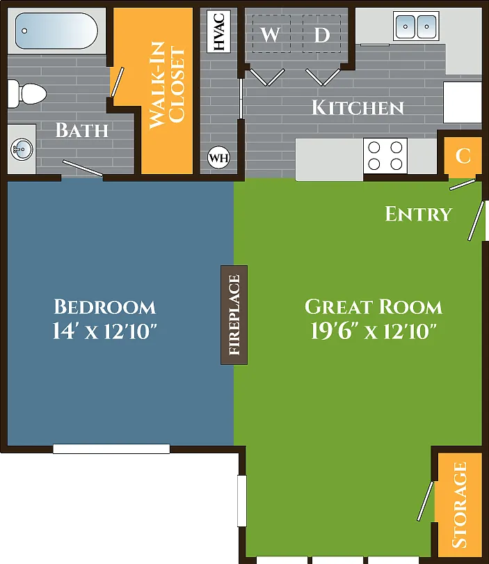 Floor plan Arches Renovated