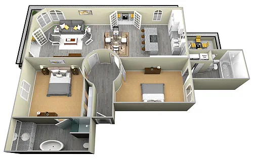 Floor plan Penthouse - Owner's Unit