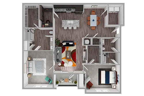 Floor plan 2 Bedroom