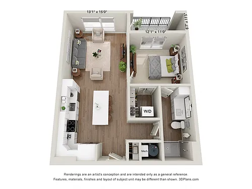 Floor plan A1