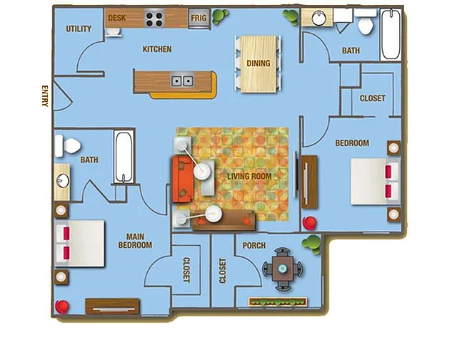 Floor plan Lake Rabun