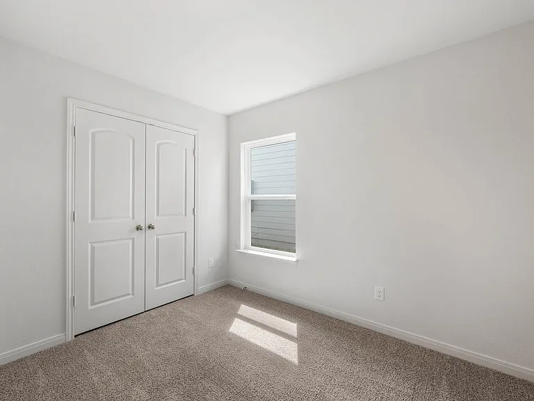 The secondary bedrooms are a perfect space for children's bedrooms or guest rooms.