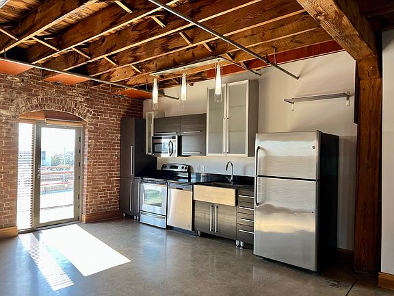 kitchen with stainless steel appliances