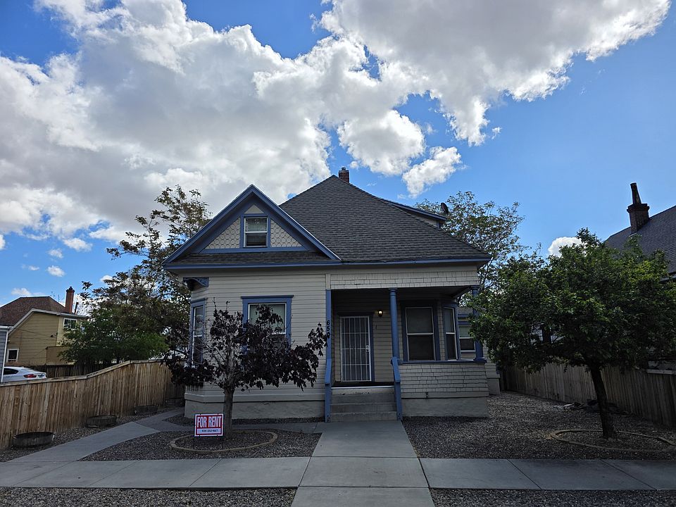 Front of home, and unit located in the back and separate from the main home.