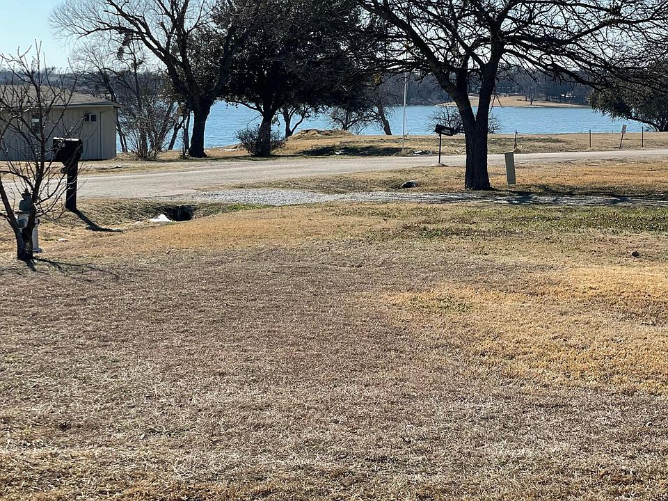 view from porch to lake access