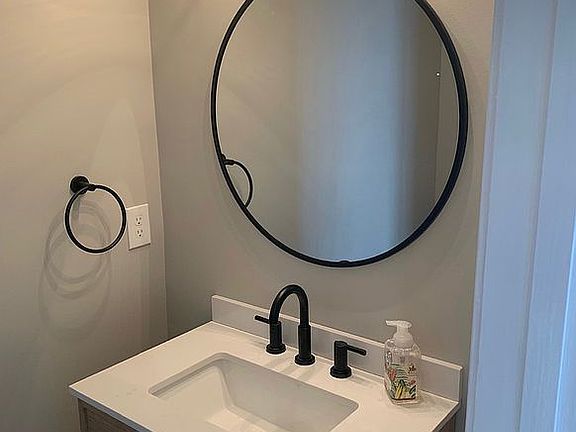 1/2 bath downstairs 