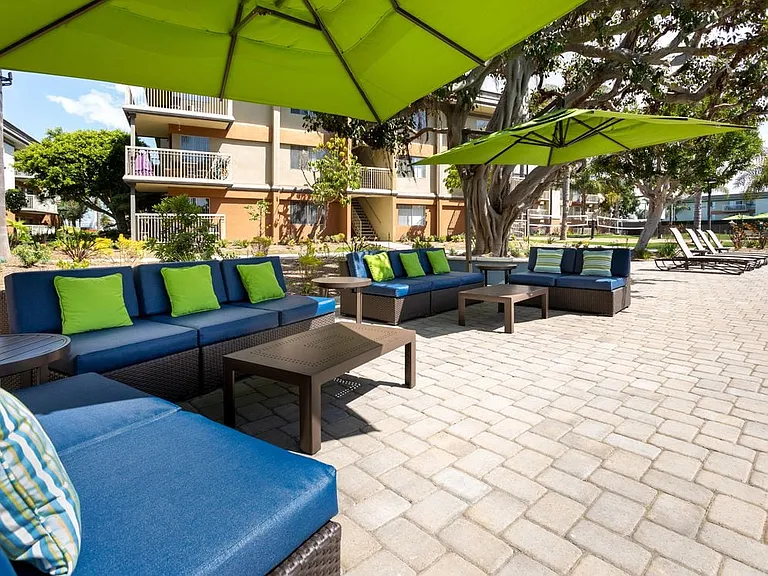 Sundeck with lounge seating