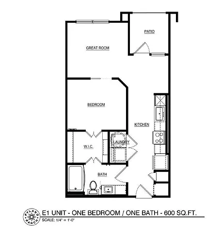 Floor plan E1