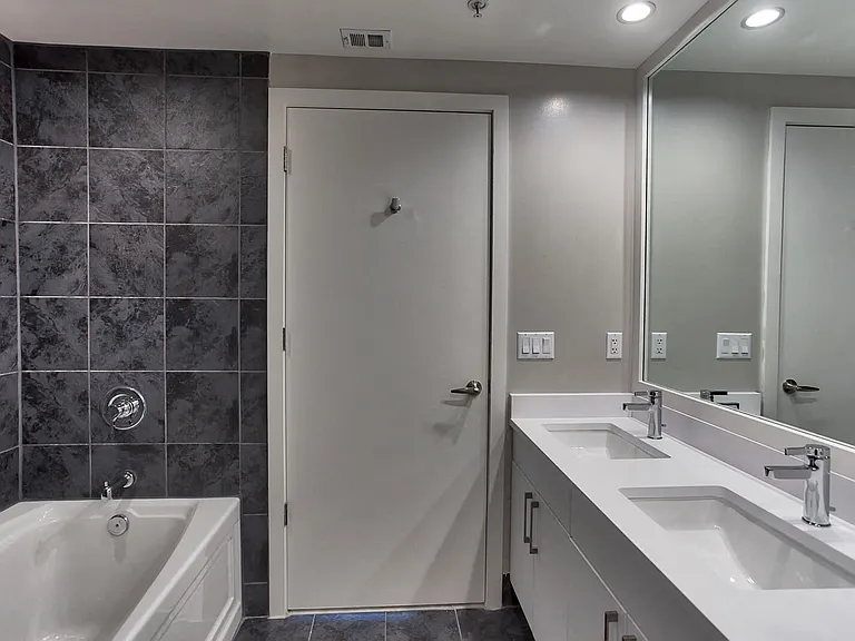 Spa-inspired bathrooms in townhomes