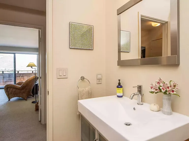 Bathroom across hall from 2nd bedroom