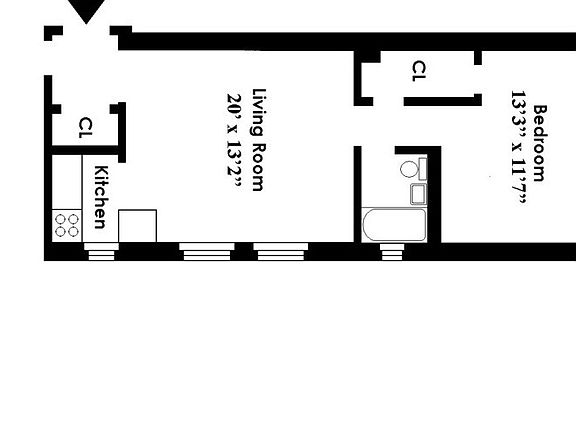 2nd image of 49 W 72nd St APT 3B