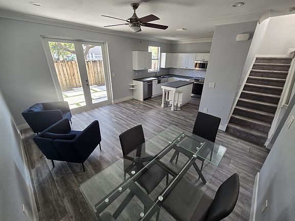 Living and Kitchen area.