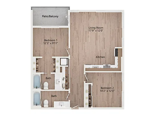Floor plan B1