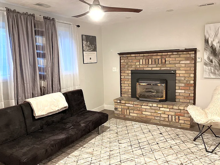 family room (LVP flooring)