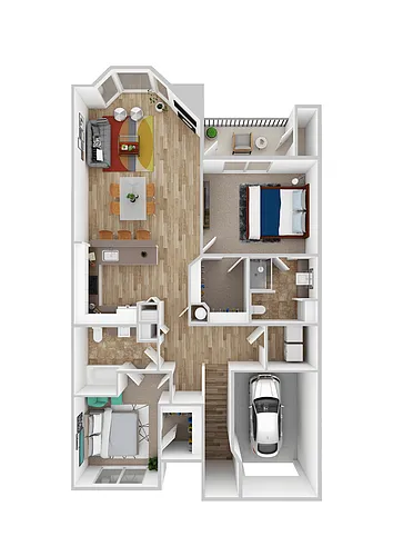 Floor plan 2x2g
