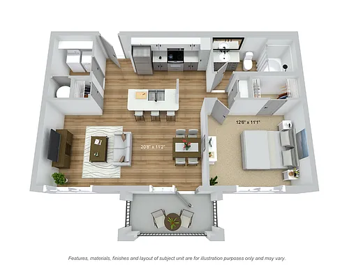 Floor plan Bell 1.1
