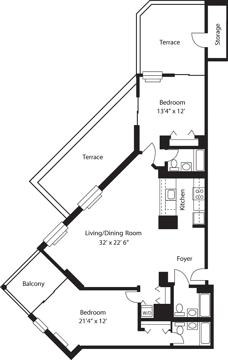Floor plan G3B-H3B Large