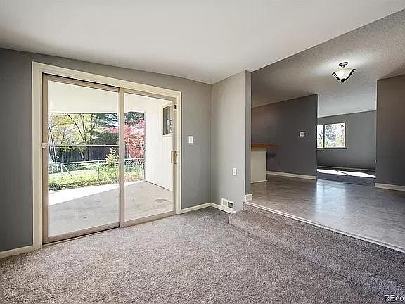 Bonus room off kitchen