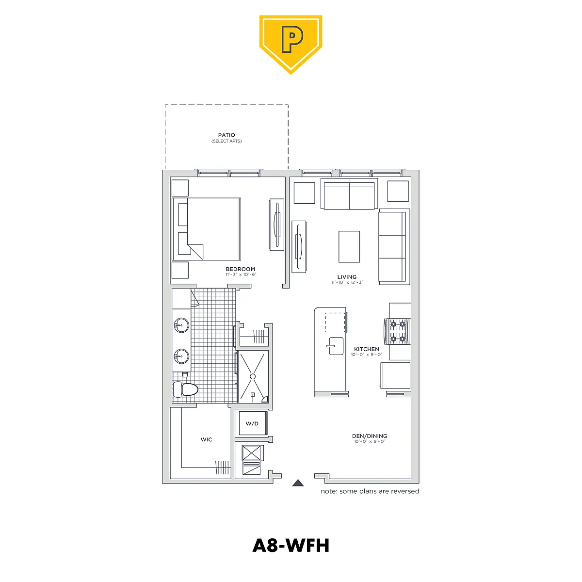 Floor plan A8WFH